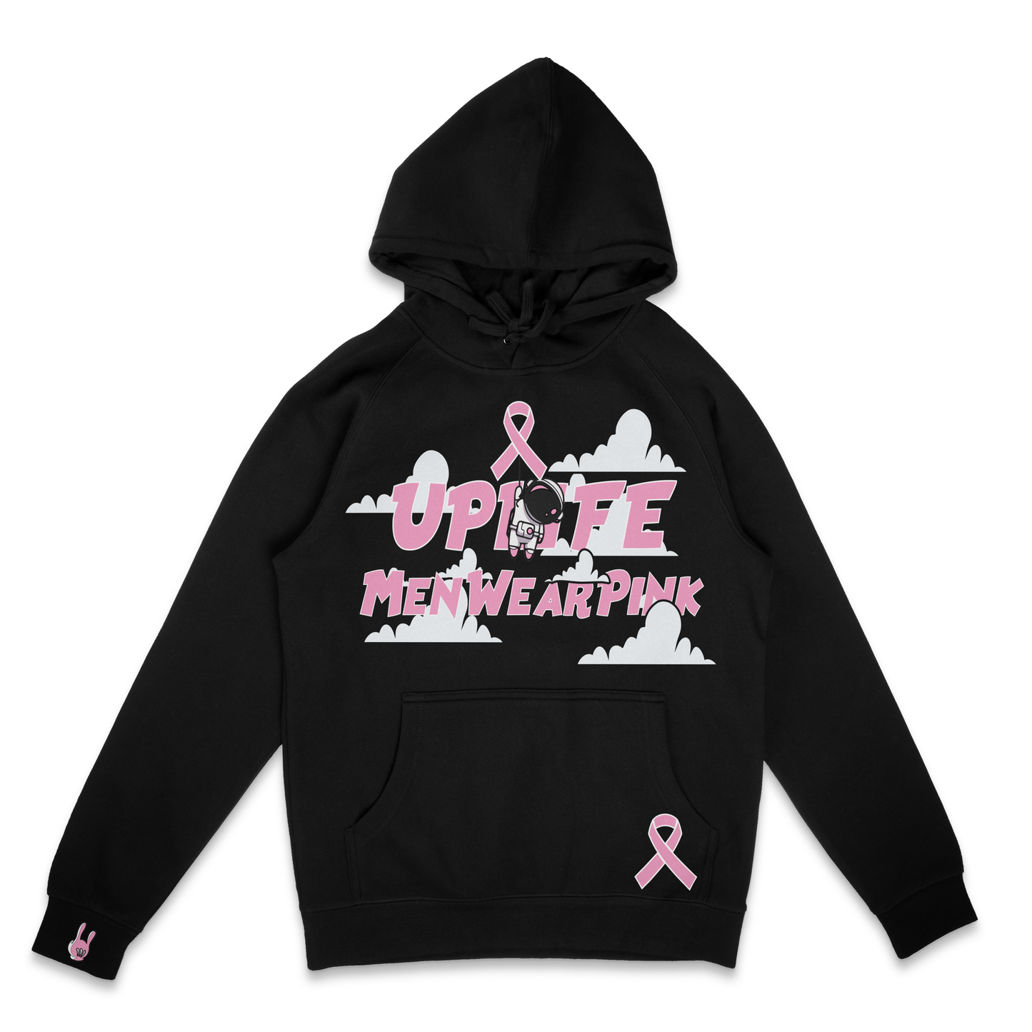 Uplife x Men Wear Pink Hoodie