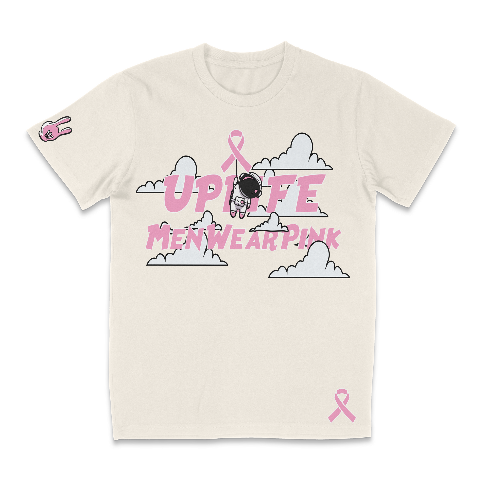 UpLife x Men Wear Pink Tee – UpLife Nation